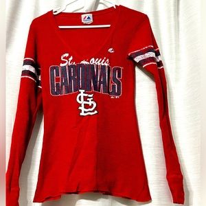 Women’s Medium St Louis Cardinals a neck thermal